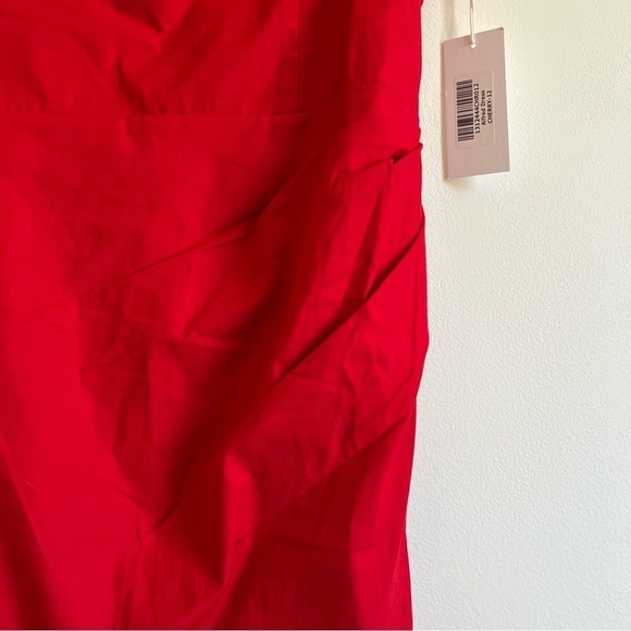 Reformation Alfred Dress in Cherry - Picture 9 of 16